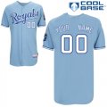 Wholesale Cheap Royals Personalized Authentic Light Blue Cool Base MLB Jersey (S-3XL)