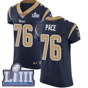 Wholesale Cheap Nike Rams #76 Orlando Pace Navy Blue Team Color Super Bowl LIII Bound Men's Stitched NFL Vapor Untouchable Elite Jersey