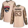 Wholesale Cheap Adidas Panthers #63 Evgenii Dadonov Camo Authentic 2017 Veterans Day Stitched Youth NHL Jersey