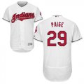 Wholesale Cheap Indians #29 Satchel Paige White Flexbase Authentic Collection Stitched MLB Jersey