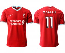Wholesale Cheap Men 2020-2021 club Liverpool home aaa version 11 red Soccer Jerseys