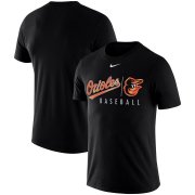 Wholesale Cheap Baltimore Orioles Nike MLB Practice T-Shirt Black