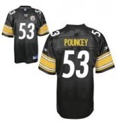 Wholesale Cheap Steelers #53 Maurkice Pouncey Black Stitched NFL Jersey
