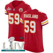 Wholesale Cheap Nike Chiefs #59 Reggie Ragland Red Super Bowl LIV 2020 Team Color Men's Stitched NFL Vapor Untouchable Elite Jersey