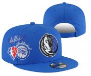 Wholesale Cheap Dallas Mavericks Stitched Snapback 75th Anniversary Hats 006