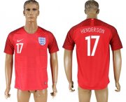 Wholesale Cheap England #17 Henderson Away Soccer Country Jersey