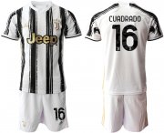 Wholesale Cheap Men 2020-2021 club Juventus home 16 white black Soccer Jerseys