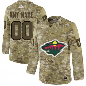 Wholesale Cheap Men\'s Adidas Wild Personalized Camo Authentic NHL Jersey