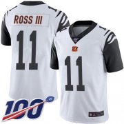 Wholesale Cheap Nike Bengals #11 John Ross III White Men's Stitched NFL Limited Rush 100th Season Jersey