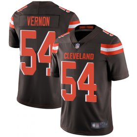 Wholesale Cheap Nike Browns #54 Olivier Vernon Brown Team Color Youth Stitched NFL Vapor Untouchable Limited Jersey