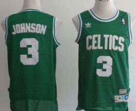 Wholesale Cheap Boston Celtics #3 Dennis Johnson Green Swingman Throwback Jersey