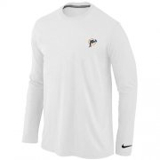 Wholesale Cheap Nike Miami Dolphins Sideline Legend Authentic Logo Long Sleeve T-Shirt White