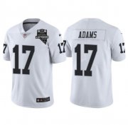 Wholesale Cheap Men's Las Vegas Raiders #17 Davante Adams White With 2020 Inaugural Season Patch Vapor Limited Stitched Jersey