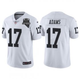 Wholesale Cheap Men\'s Las Vegas Raiders #17 Davante Adams White With 2020 Inaugural Season Patch Vapor Limited Stitched Jersey