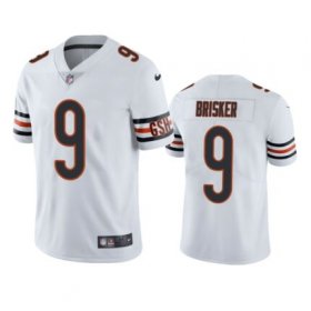 Wholesale Cheap Men\'s Chicago Bears #9 Jaquan Brisker White Vapor untouchable Limited Stitched Jersey