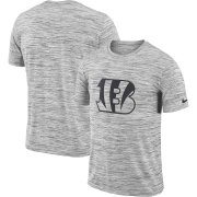 Wholesale Cheap Cincinnati Bengals Nike Sideline Legend Velocity Travel Performance T-Shirt Heathered Black