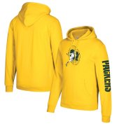 Wholesale Cheap Green Bay Packers Mitchell & Ness Classic Team Pullover Hoodie Gold