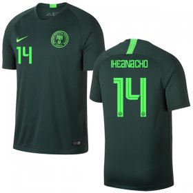 Wholesale Cheap Nigeria #14 Iheanacho Away Soccer Country Jersey
