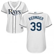 Wholesale Cheap Rays #39 Kevin Kiermaier White Home Women's Stitched MLB Jersey
