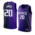 Men's Sacramento Kings #20 Colby Jones Purple 2023-24 Statement Edition Swingman Stitched Jersey