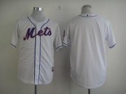 Wholesale Cheap Mets Blank White Cool Base Stitched MLB Jersey