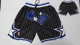 Wholesale Cheap Men\'s Orlando Magic Black Just Don Stitched Shorts