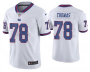 Wholesale Cheap Men's New York Giants #78 Andrew Thomas 2020 White Color Rush Stitched Jersey