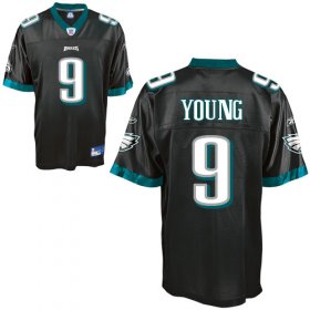 Wholesale Cheap Eagles #9 Vince Young Black Stitched NFL Jersey