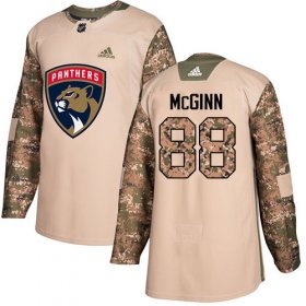 Wholesale Cheap Adidas Panthers #88 Jamie McGinn Camo Authentic 2017 Veterans Day Stitched NHL Jersey