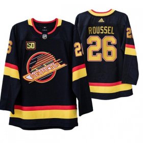 Wholesale Cheap Vancouver Canucks #26 Antoine Roussel 50th Anniversary Skate 2019-20 Jersey