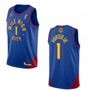 Wholesale Cheap Men's Denver Nuggets #1 Michael Porter Jr. Blue 2023 Finals Champions Statement Edition Stitched Basketball Jersey