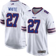 Wholesale Cheap Nike Bills #27 Tre'Davious White White Youth Stitched NFL New Elite Jersey