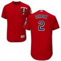 Wholesale Cheap Twins #2 Luis Arraez Red Flexbase Authentic Collection Stitched MLB Jersey