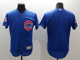 Wholesale Cheap Cubs Blank Blue Flexbase Authentic Collection Stitched MLB Jersey