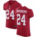 Wholesale Cheap Nike Giants #24 James Bradberry Red Alternate Men's Stitched NFL New Elite Jersey