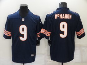 Wholesale Cheap Men\'s Chicago Bears #9 Jim McMahon Navy Blue 2021 Vapor Untouchable Stitched NFL Nike Limited Jersey