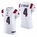 Cheap New England Patriots #4 Jarrett Stidham Nike Men's White Team Color Men's Stitched NFL 2020 Vapor Untouchable Elite Jersey