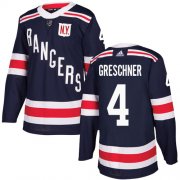 Wholesale Cheap Adidas Rangers #4 Ron Greschner Navy Blue Authentic 2018 Winter Classic Stitched NHL Jersey