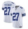 Cheap Youth Dallas Cowboys #27 Royce Freeman White Vapor Untouchable Limited Stitched Football Jersey