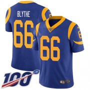 Wholesale Cheap Nike Rams #66 Austin Blythe Royal Blue Alternate Youth Stitched NFL 100th Season Vapor Untouchable Limited Jersey