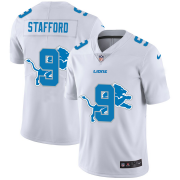 Wholesale Cheap Detroit Lions #9 Matthew Stafford White Men's Nike Team Logo Dual Overlap Limited NFL Jersey