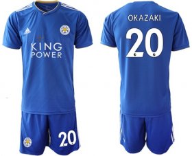 Wholesale Cheap Leicester City #20 Okazaki Home Soccer Club Jersey