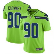 Wholesale Cheap Nike Seahawks #90 Jadeveon Clowney Green Youth Stitched NFL Limited Rush Jersey