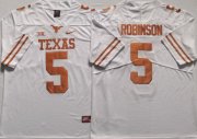 Wholesale Cheap Men's Texas Longhorns #5 Bijan Robinson White 2022 Vapor Untouchable Stitched Nike Jersey