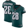 Wholesale Cheap Nike Eagles #28 Wendell Smallwood Midnight Green Team Color Men's Stitched NFL Vapor Untouchable Elite Jersey