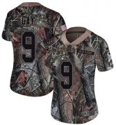 Wholesale Cheap Nike Buccaneers #9 Matt Gay Camo Women's Stitched NFL Limited Rush Realtree Jersey