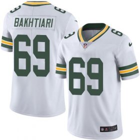 Wholesale Cheap Nike Packers #69 David Bakhtiari White Men\'s Stitched NFL Vapor Untouchable Limited Jersey