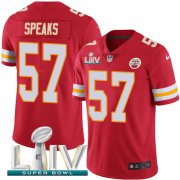 Wholesale Cheap Nike Chiefs #57 Breeland Speaks Red Super Bowl LIV 2020 Team Color Men's Stitched NFL Vapor Untouchable Limited Jersey
