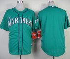 Wholesale Cheap Mariners Blank Green Alternate Cool Base Stitched MLB Jersey
