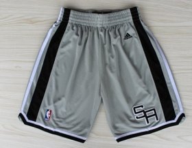 Wholesale Cheap San Antonio Spurs Gray Short